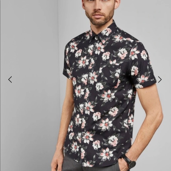 Ted Baker London Other - NWT Ted Baker London Philip SS Floral Shirt